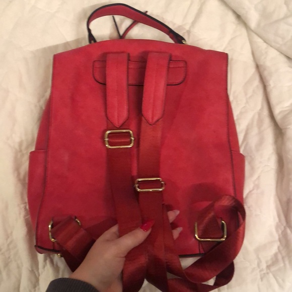Red leather Backpack! - Picture 5 of 5